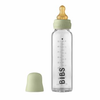 Sklenená fľaša BIBS Baby Bottle 225 ml - Sage