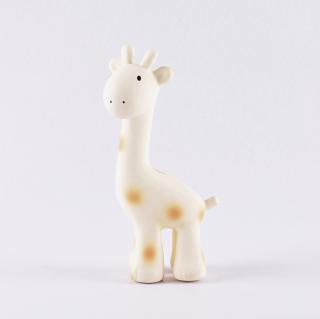 Tikiri Safari - hrkálka a hryzátko z prírodnej gumy - Žirafka 1ks
