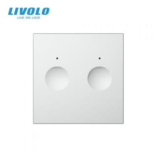 LIVOLO SR-702-15 Dotykový modul č.5 – strieborný (Modulárny plastový dotykový modul - radenie R5)