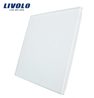 LIVOLO VL-C7-C0-11 sklenený panel - biely (Sklenený panel vl-c7-c0-11)