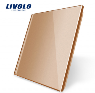 LIVOLO VL-C7-C0-13 sklenený panel - zlatý (Sklenený panel vl-c7-c0-13)