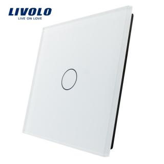 LIVOLO VL-C7-C1-11 jednoduchý rámik - biely (Rámik pre vypínače a tlačidlá vl-c7-c1-11)