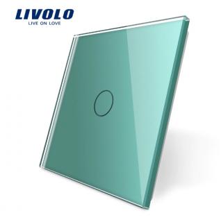 LIVOLO VL-C7-C1-18 jednoduchý rámik - zelený (Rámik pre vypínače vl-c7-c1-18)