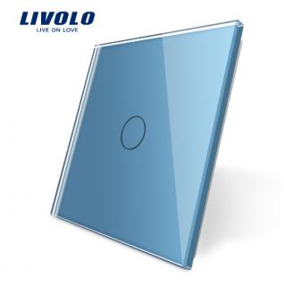 LIVOLO VL-C7-C1-19 jednoduchý rámik - modrý (Rámik pre vypínače vl-c7-c1-19)