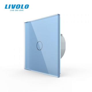 LIVOLO VL-C701-19 Dotykový vypínač č.1 – modrý (Radenie č.1 - jednopólový vypínač vl-c701-19)
