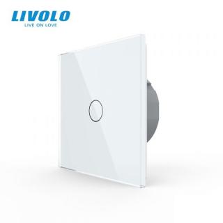 LIVOLO VL-C701CHR-11 Bezpot. tlačidlo č.1/0 + RF (12-24V) (Radenie č.1/0 - jednopólové tlačidlo vl-c701chr-11)