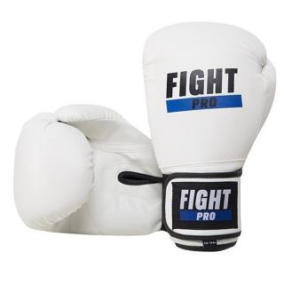 Boxerské rukavice Fight Pro biele