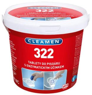 Cleamen 322 náhradné tablety 12ks do pisoáru so sitkom 1ks