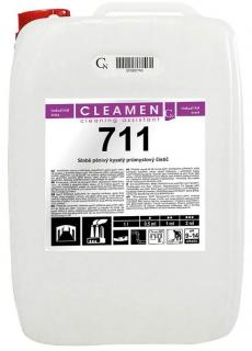 Cleamen 711 slabo penivý kyslý priemyselný čistič 21kg