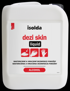 ISOLDA dezi skin liquid 5L prémiová dezinfekcia rúk ((vylepšená náhrada produktu ISOLDA hygienický LOTION))