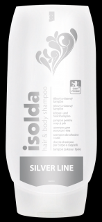 ISOLDA silver line hair  body shampoo 500ml