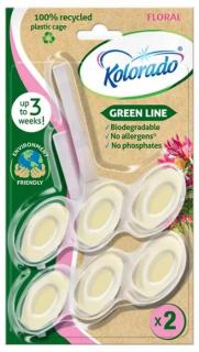 Kolorado Green Line WC blok duo pack FLORAL 2x 51g