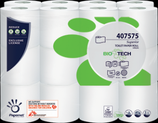 Papernet toaletný papier mini Jumbo 407575, 19,8m, 2-vr, CEL, s technológiou BIOTECH (Balenie 24ks)