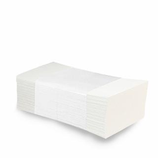 Papierový uterák (FSC Mix) skladaný ZZ 2vrstvý biely 25 x 21 cm [3200 ks]