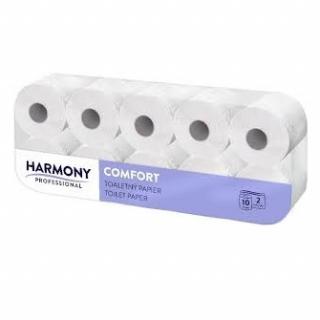 Toaletný papier HARMONY Professional Comfort, 2-vr, 24m (balenie 10ks) ((10ks v malej fólii alebo 80ks vo veľkej fólii))