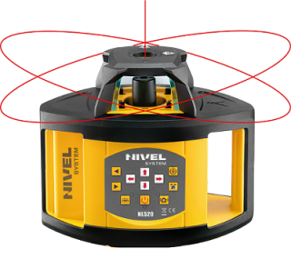 Červený rotačný laser NL520R