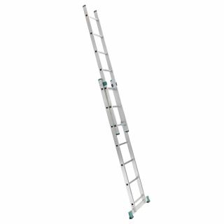 Hliníkový rebrík dvojdielny výsuvný PROFI Dvojdielný: 2x11