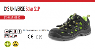 Ochranná pracovná obuv CXS Universe Solar S1P ESD sandál Veľkosť obuvi: 37