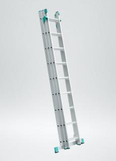Rebrík trojdielny univerzálny s úpravou na schody PROFI Trojdielný: 3x10