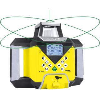 Rotačný laser so zeleným lúčom NL740G + prijímač s milimetrovou stupnicou RD500G