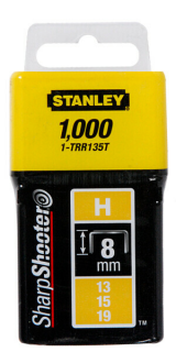 Stanley LD sponky - Typ H 13 /15/19, 1000ks Rozmery v mm: 8mm