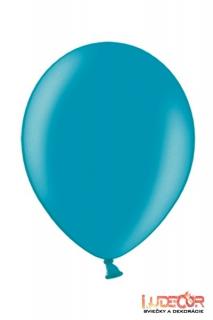 Balón metalický tyrkysový