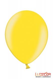 Balón metalický žltý