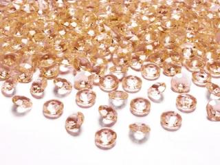 Dekoračné diamanty 12mm zlaté