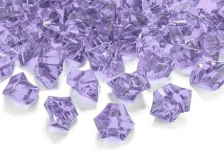 Dekoračné kryštaly fialové