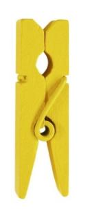 Dekoračné minikolíčky žlté (24ks)