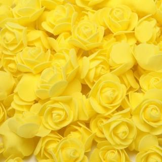 Penová ružička žltá 3cm