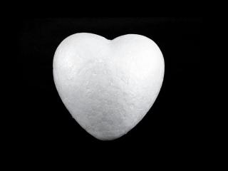 Polystyrénové srdce plné 10cm