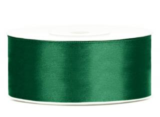 Saténová stuha smaragdová 25mm