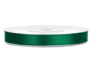 Saténová stuha smaragdová 6mm