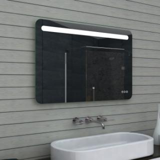 Zrkadlo MLF 100 x 65 s LED osvetlením (Zrkadlo MLF 100 x 65 s LED osvetlením studená / teplá biela - Multifunkčné ovládanie)