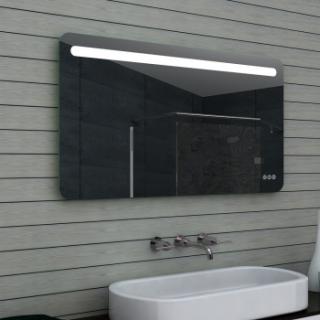 Zrkadlo MLF 120 x 65 s LED osvetlením (Zrkadlo MLF 120 x 65 s LED osvetlením studená / teplá biela - multifunkčné ovládanie)