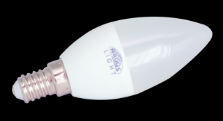 ARGUS LIGHT LED - E14 - C37 - 5,5W - 480lm - NW-neutrálna  (LED žiarovka ARGUS LIGHT)