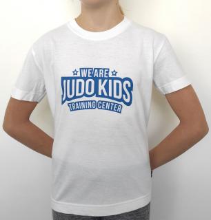T-shirt JUDO detské (Tričko detské biele + logo modré)