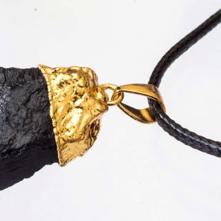 Náhrdelník z turmalínu NATURAL Farba kovu: Zlatá