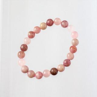 Náramok z ružového opálu