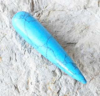 Masážna tyčka magnezit modrý  (farbený, 81 x 18 mm)