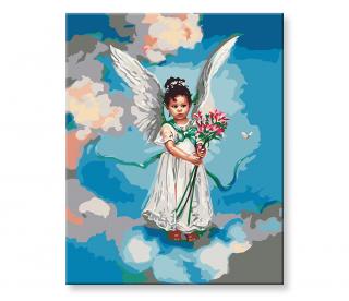 Maľovanie podľa čísel - Anjel nebies