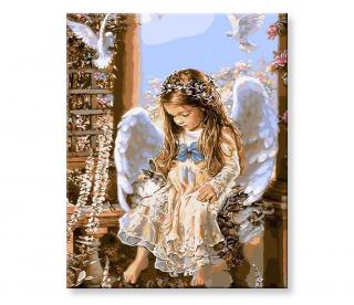 Maľovanie podľa čísel - Anjelské dievča