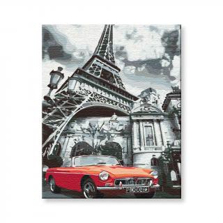 Maľovanie podľa čísel - Automobil v Paríži