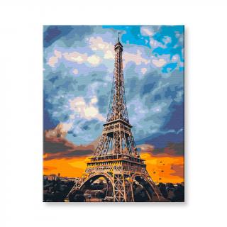 Maľovanie podľa čísel - Eiffelova veža v Paríži