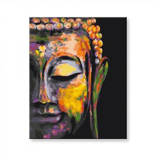Maľovanie podľa čísel - Farebný Budha