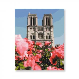Maľovanie podľa čísel - Katedrála Notre Dame v Paríži
