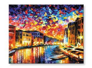 Maľovanie podľa čísel - Nočné Benátky
