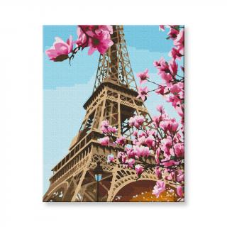 Maľovanie podľa čísel - Sakura v Paríži