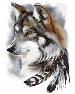 Maľovanie podľa čísel - Wolf